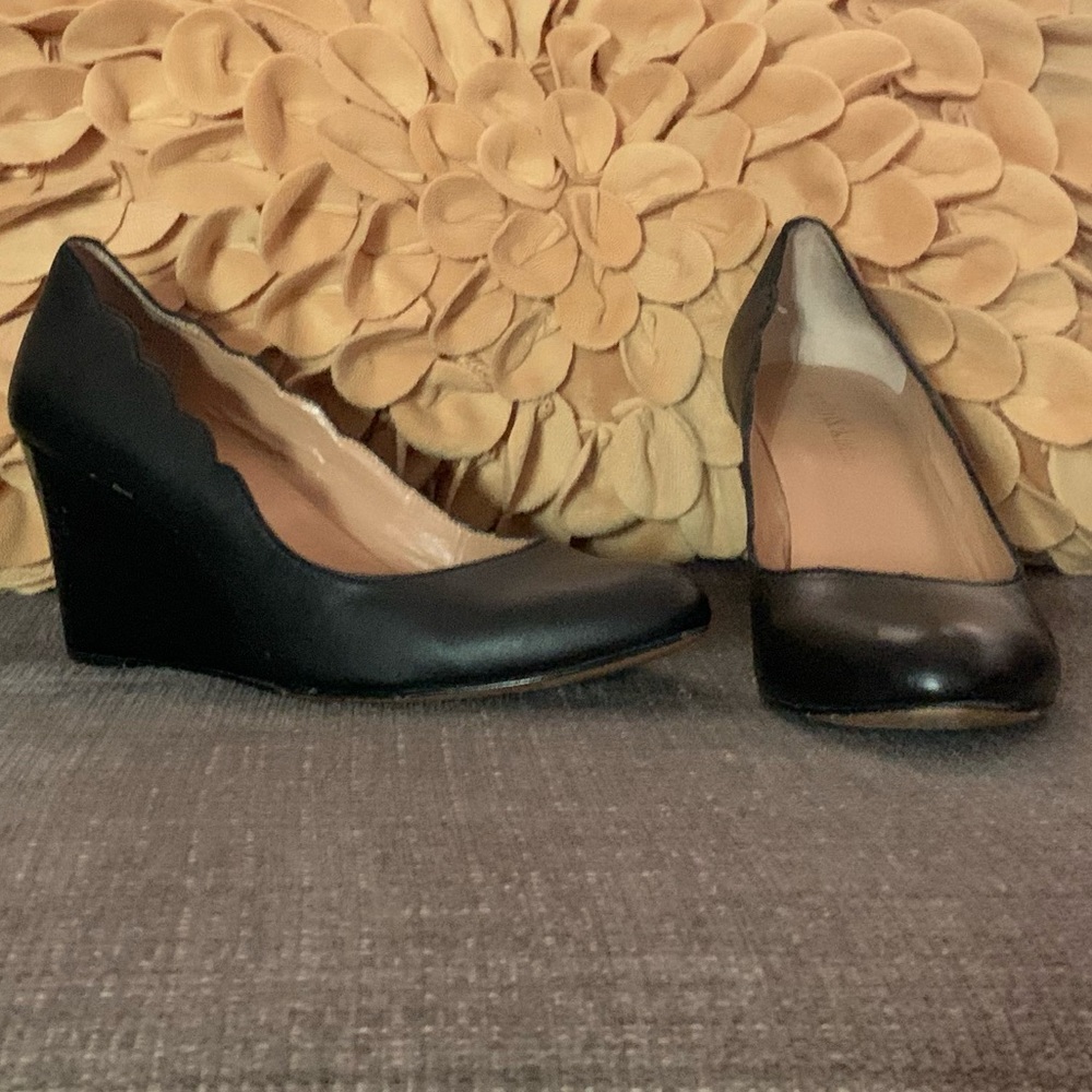 Kelly & Katie Black Wedges